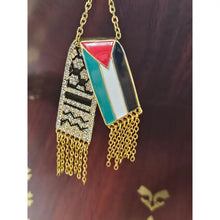  Palestine Keffiyeh Necklace - 3 Options - Gold or Silver