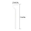 Glass anti Wrinkle Straw, Reusable Drinking Straw, Curved Drinkware Accessories for Tumbler, anti Wrinkle Straw