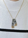 Palestine Keffiyeh Necklace - 3 Options - Gold or Silver