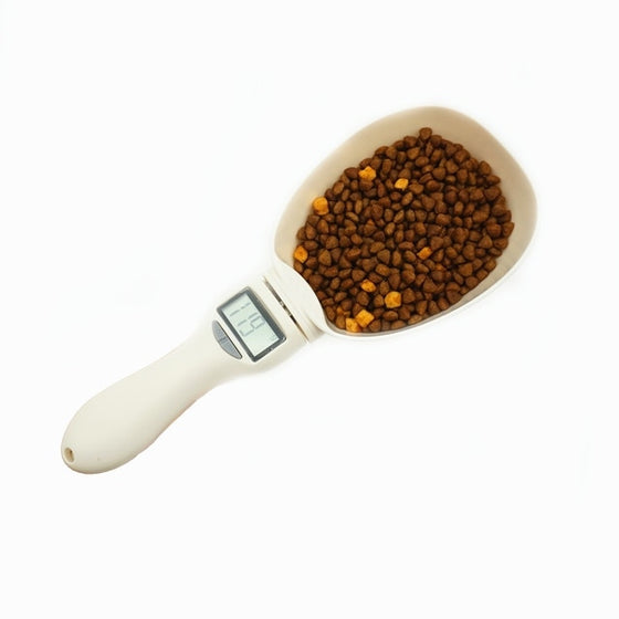 Pet Food Scale LCD Electronic Precision Weighing Tool Dog Cat Feeding Food Measuring Spoon Digital Display Kitchen Scale