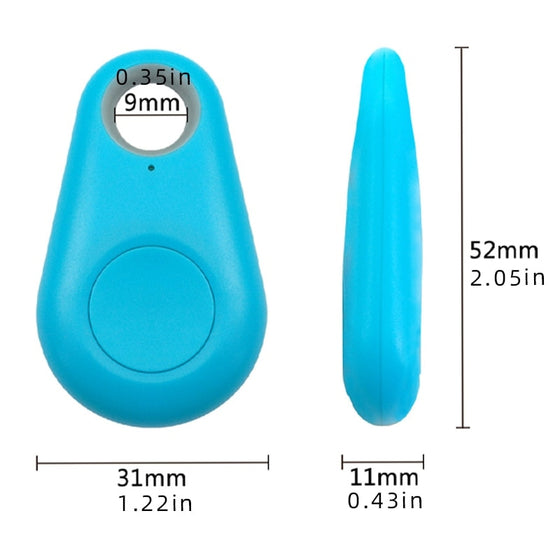 Bluetooth Antilost Device Water Drop Shape Smart Keys Wallet Pet Wearing Bag Mobile Phone Antiloss Device Positioning Tracker