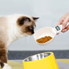 Pet Food Scale LCD Electronic Precision Weighing Tool Dog Cat Feeding Food Measuring Spoon Digital Display Kitchen Scale