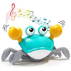 Crawling Crab Toy, Walking and Dancing Crab Toy, Sensory Fun Moving Crab Toy with Sound and Light for Kids, Birthday Gifts for Boys Girls