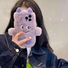 Cute Cartoon Plush Monster Smartphone Case, Shockproof Decorative Cellphone Protector Cover, Phone Protective Cover Compatible with Iphone 11 12 13 14 15 plus Pro Max Devices, Phone Cases, Phone Protection Accessories