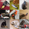 Pet Fish Toy Soft Plush Toy USB Charger Fish Cat 3D Simulation Dancing Wiggle Interaction Supplies Favors Cat Pet Chewing Toy