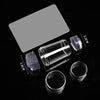 Transparent Nail Stamper with Scraper 2Pcs Jelly Silicone Stamp for French Nails Manicuring Kits Nail Art Stamping Tool Set