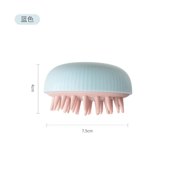 Silicone Shampoo Head Scalp Massage Brush Silicone Body Brush Hair Washing Comb Bath SPA Shower Brush Massage Brush Hair Brush