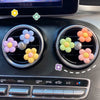 Cute Flower Aromatherapy Car Air Outlet Decoration Perfume Clip Air Freshener Colorful Flora Decor Auto Accessories