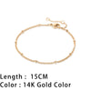 SUNIBI Classic Snake Chain Bracelets for Women