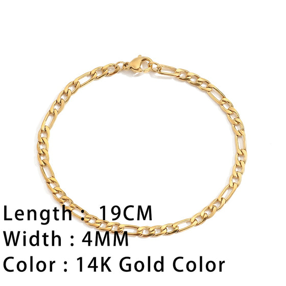 SUNIBI Classic Snake Chain Bracelets for Women