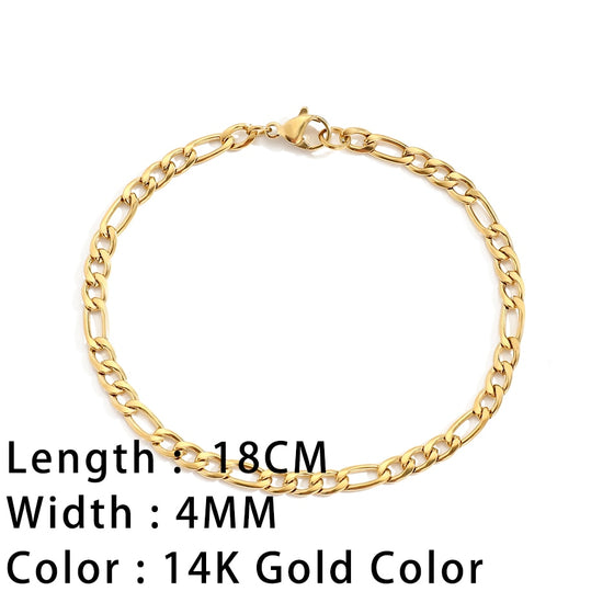 SUNIBI Classic Snake Chain Bracelets for Women