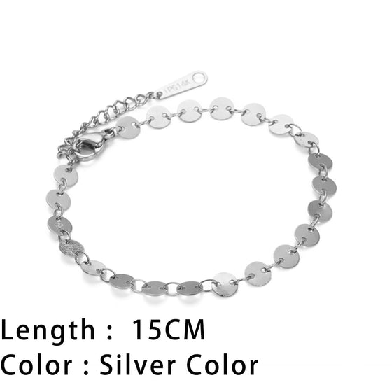 SUNIBI Classic Snake Chain Bracelets for Women