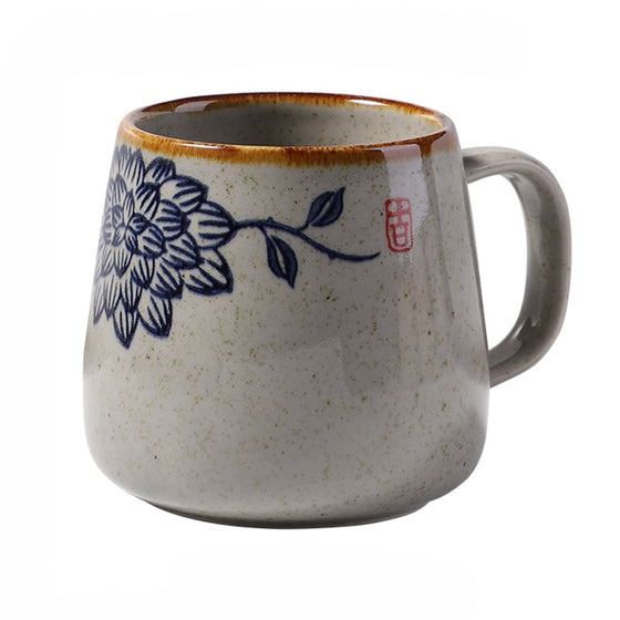 Vintage Japanese Style Ceramic Mug