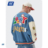 INFLATION Streetwear Vintage Baseball Jacket