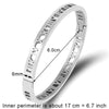 Titanium/Stainless Steel Bangle Bracelet