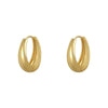 Classic Trending Metal Hoop Earrings