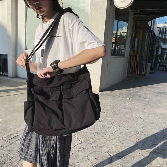 Everyday Canvas Shoulder Tote Bag