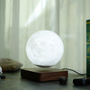 Creative 3D Magnetic Levitation Moon Lamp LED Night Light 14cm Rotating