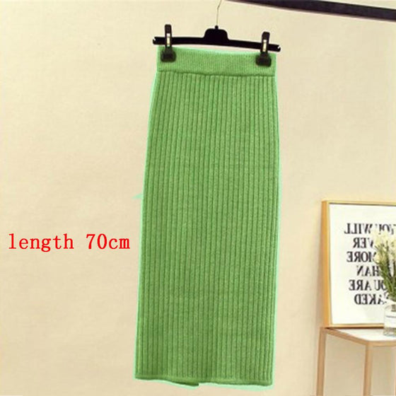 Janet | Knitted Half-length Skirt