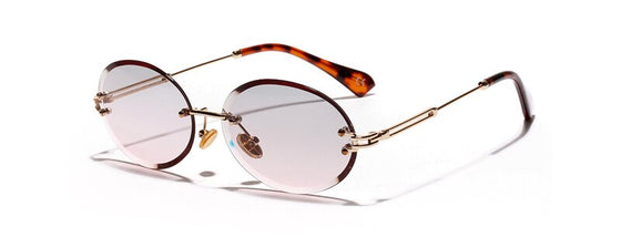 KESHA I Vintage Rimless Sunglasses