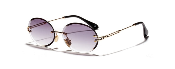 KESHA I Vintage Rimless Sunglasses