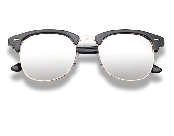 Designer Inspired Classic Half Frame Glasses