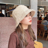 Lamb Wool Faux Bucket Hat