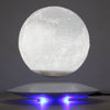 Creative 3D Magnetic Levitation Moon Lamp LED Night Light 14cm Rotating