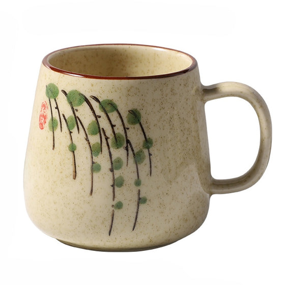 Vintage Japanese Style Ceramic Mug