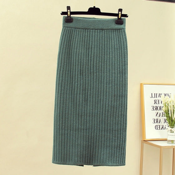 Janet | Knitted Half-length Skirt