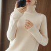 Turtleneck Pullover Fall/winter 2022 Cashmere Sweater Women Pure Color Casual Long-sleeved Loose Pullover Bottoming Women&#39;s