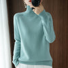 Turtleneck Pullover Fall/winter 2022 Cashmere Sweater Women Pure Color Casual Long-sleeved Loose Pullover Bottoming Women&#39;s