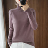 Turtleneck Pullover Fall/winter 2022 Cashmere Sweater Women Pure Color Casual Long-sleeved Loose Pullover Bottoming Women&#39;s