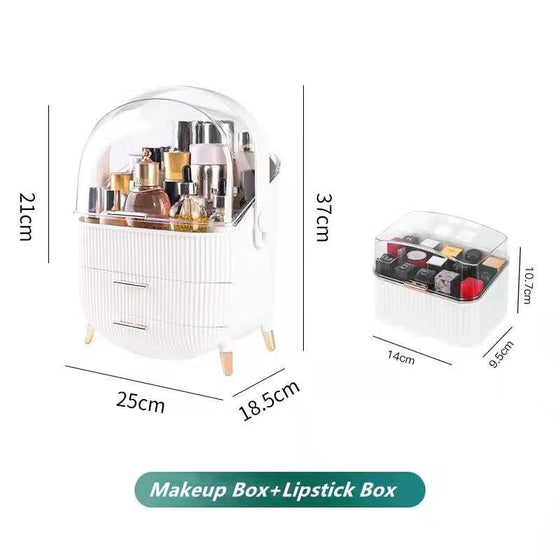 Makeup Organizer For Cosmetic Large Capacity Cosmetic Storage Box Organizer Desktop Jewelry Nail Polish Makeup Drawer Container