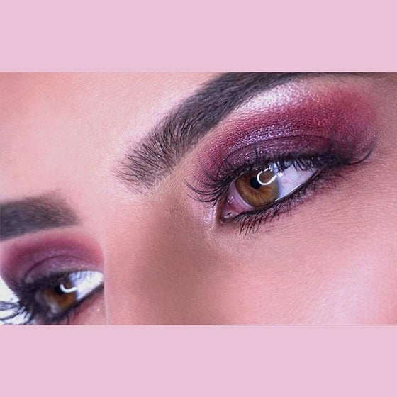 Klara Cosmetics Pro Eyeshadow Palette Number 2 looks on the eyes