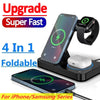 15W 4 in 1 Foldable Wireless Charging Station