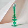 Retro Glass Candlesticks