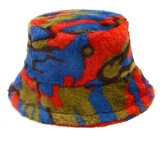 Multi-patterned Bucket Hat