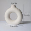 Nordic Circular Ceramic Vase