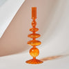 Retro Glass Candlesticks