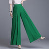 High Waisted Chiffon Wide Leg Pants