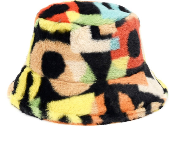 Multi-patterned Bucket Hat