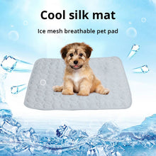  1PCS Grey Dog Ice Silk Cooling Pad