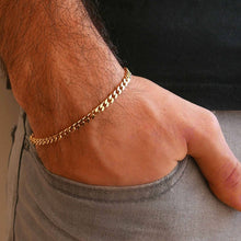  Vnox 3-11mm Chunky Miami Curb Chain Bracelet for Men, Stainless Steel Cuban Link Chain Wristband Classic Punk Heavy Male Jewelry