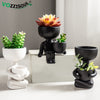 Creative Cute Imitation Humanoid Ceramic Flower Pot