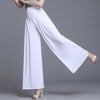 High Waisted Chiffon Wide Leg Pants