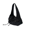 Black Nylon Shoulder Bag