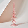 Retro Glass Candlesticks