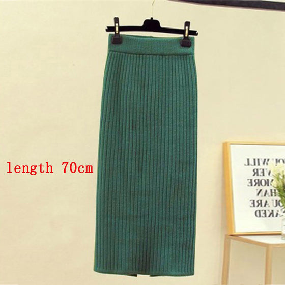 Janet | Knitted Half-length Skirt