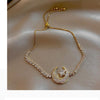 Elegant Inlaid Rhinestone Korean Bracelets Gold Colour Flower Charm Bracelet